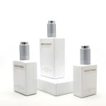 MSDS Serum Dropper Bottles square Shape Matte 30ml 50ml 100ml matte white Glass