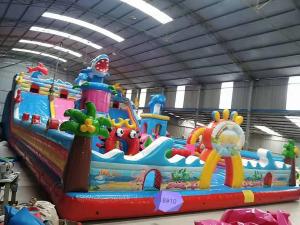 Quality Children's playground equipment inflatable castle environmental protection PVC wholesale