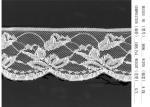 Women Lingerie Lace Fabric / Green Cotton Stretch Lace Fabric