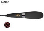 100-240V Home Hair Straightener , Flat Iron Hair Straightener Brush Comb