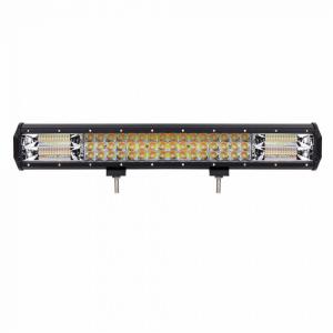 Quality 5 Lighting Models LED Strobe Light Bar Dual Color 20 Inch 288W Ambe IP67 Waterproof wholesale