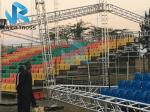 Outdoor Deluxe Aluminum Grandstand Bleacher Seating Equestrian Event Demountable
