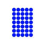 Circle Thermal Colored Label Self Adhesive Round Direct Thermal Label