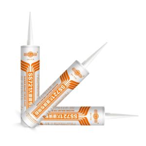 Quality Translucent White Silicone Caulk Acetoxy Cure Silicone Sealant High Strength wholesale