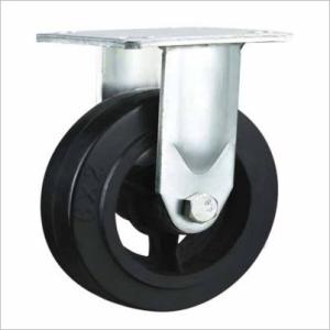 Quality 5 Inch Heavy Duty Caster Rubber Caster Wheels Iron Wheels wholesale