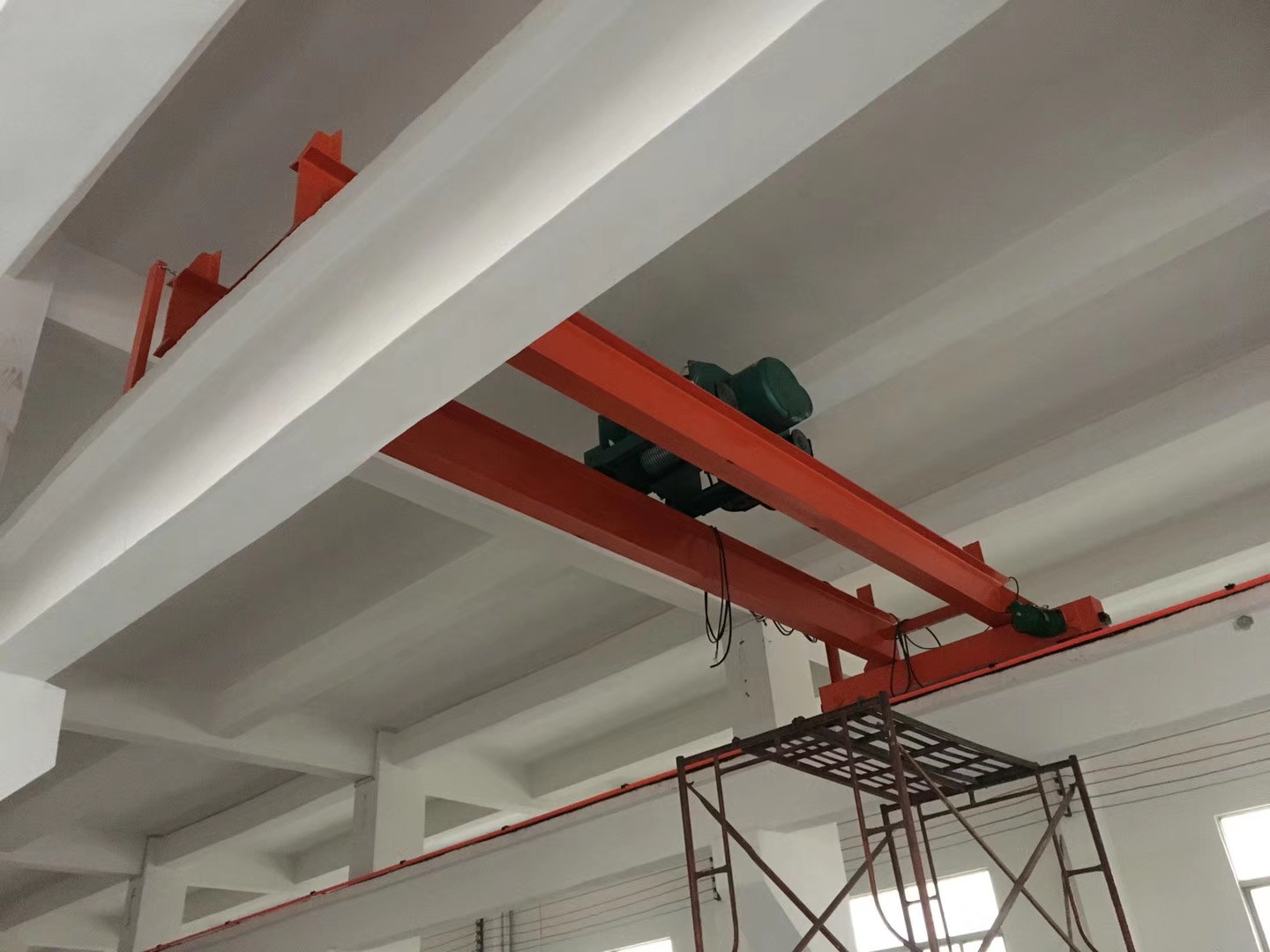 China's high quality and low price light25 tons double beam bridge crane, simple double beam lifting machinery, double b