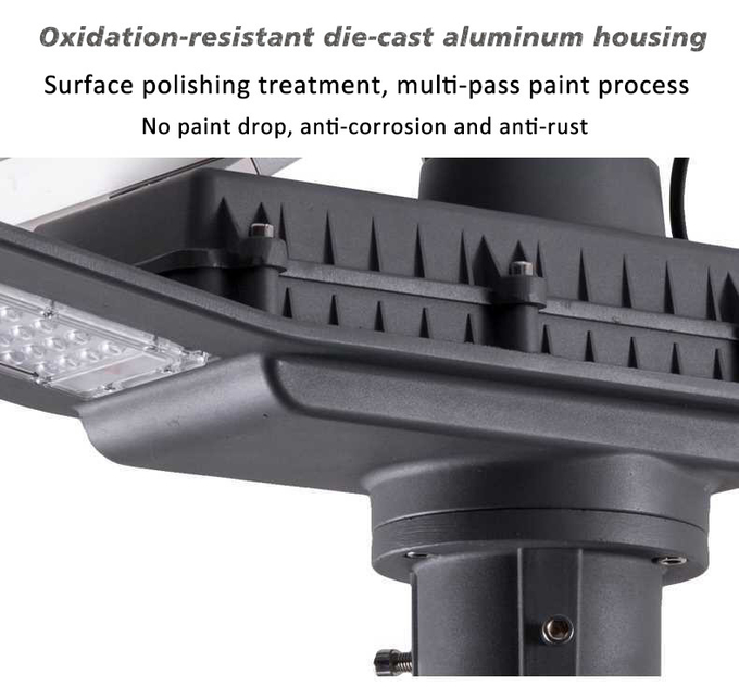 Integrated 40w Led Solar Street Light With Polycrystalline Silicon Solar Panel