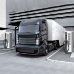60Kw High Power Electric Truck Charger Station with RFID Start-up Floor-standing