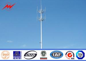 Quality Conical 80FT - 90FT Outdoor 4 Legged Mono Pole Tower Communication Distribution Line wholesale