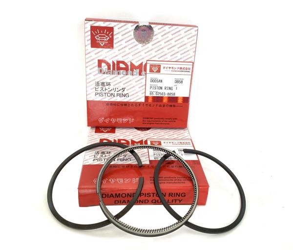65.02503-8058 DB58-5 DH220-5 Engine Spare Parts Piston Ring For 65.02501-0280