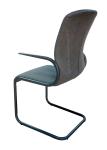 Hotel Use Upholstered Restaurant Dining Chairs U Suspending Legs Skin Friendly