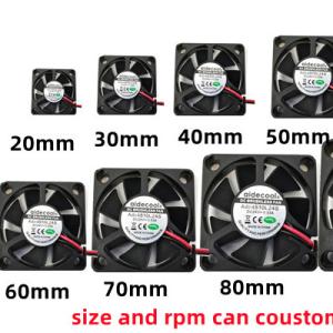 Quality Aidecoolr 50*50*15Mm Axial Flow Fan Brushless 5V12V 24V Dc Cooling Fan Low Noisy Fan wholesale