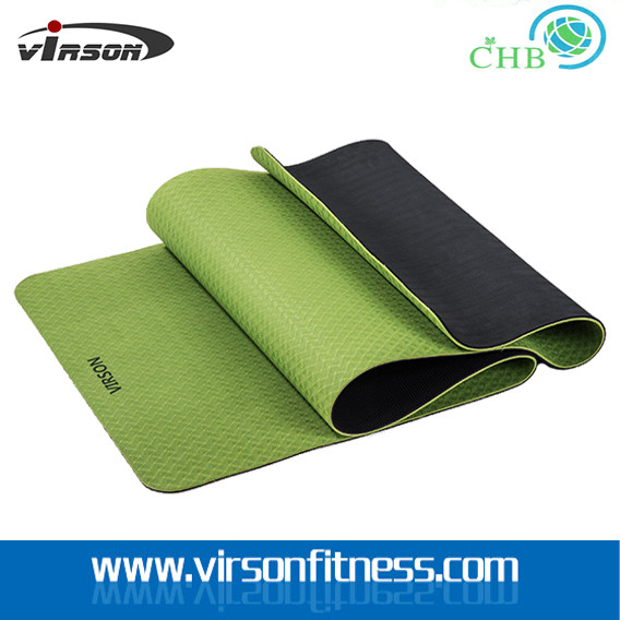 Ningbo Virson yoga mat .yoga mat online.TPE yoga mat. double Layer TPE yoga mat