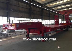Quality Agricultural Machinery Low Bed Semi Trailer 60T Extendable Low Bed Trailer wholesale