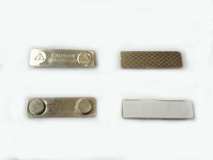 Quality Steel Plate N35 Neodymium Magnetic Name Badge 45x13x6mm wholesale