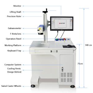 Quality Fiber Laser Printing Machine For Led Light, Marking Machine For Bulbs wholesale