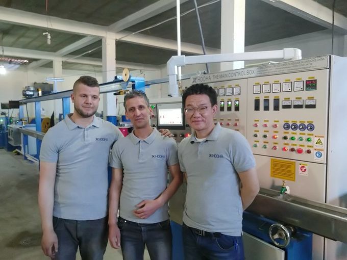 1- 4 Cores Cable Manufacturing Machine , PVC Cable Extrusion Line