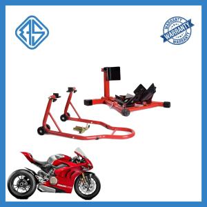 Quality Appendix Motorcycle Front Wheel Stand Rear Paddock Move Cart PVC Wheel wholesale