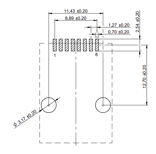 634008137221 8P8C SMT Modular Jack Tab Down Rapid Delivery