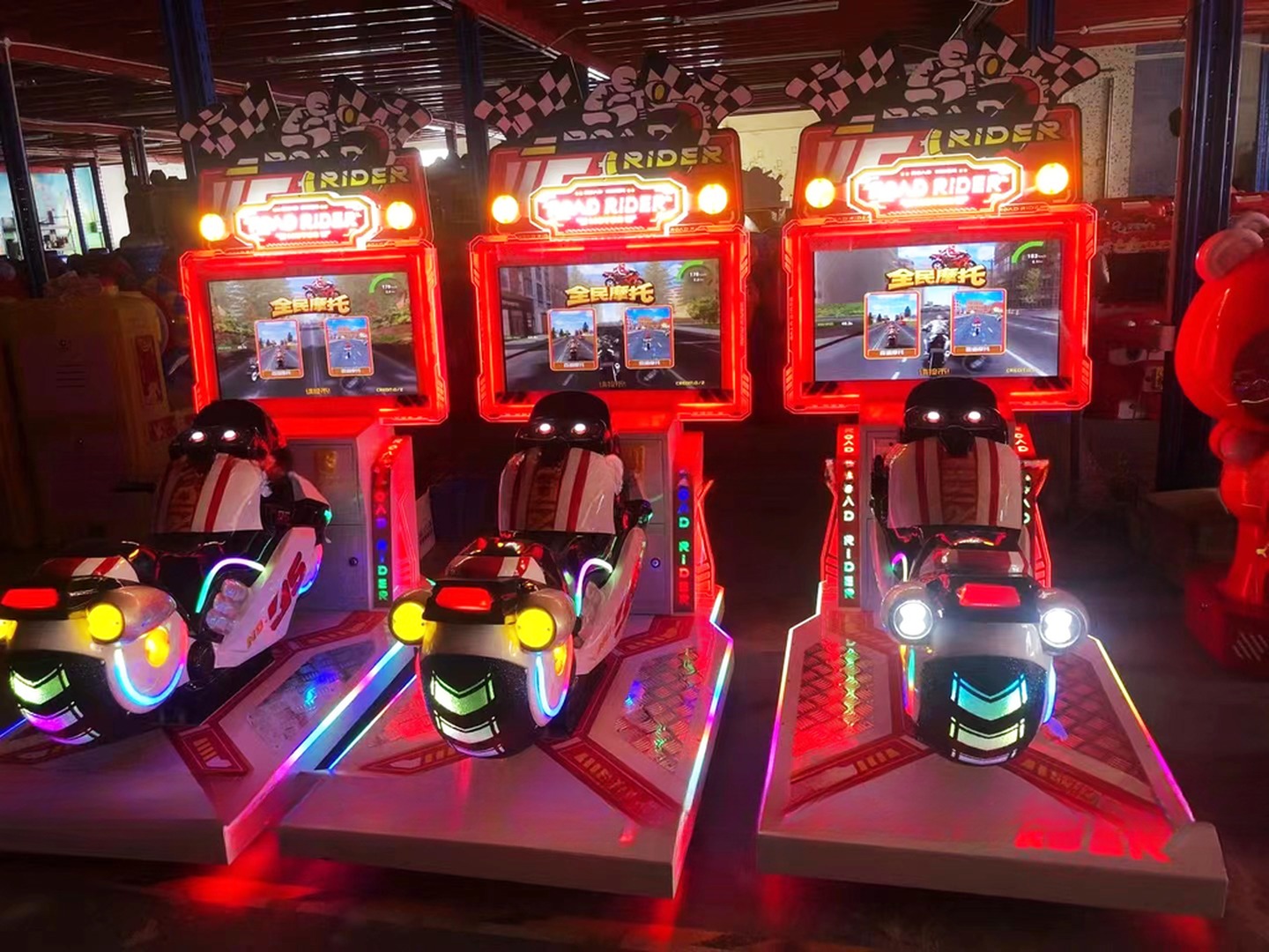 Dreamland 26LCD screen 3d simulation motorcycle racing arcade games coin operated children video game machine