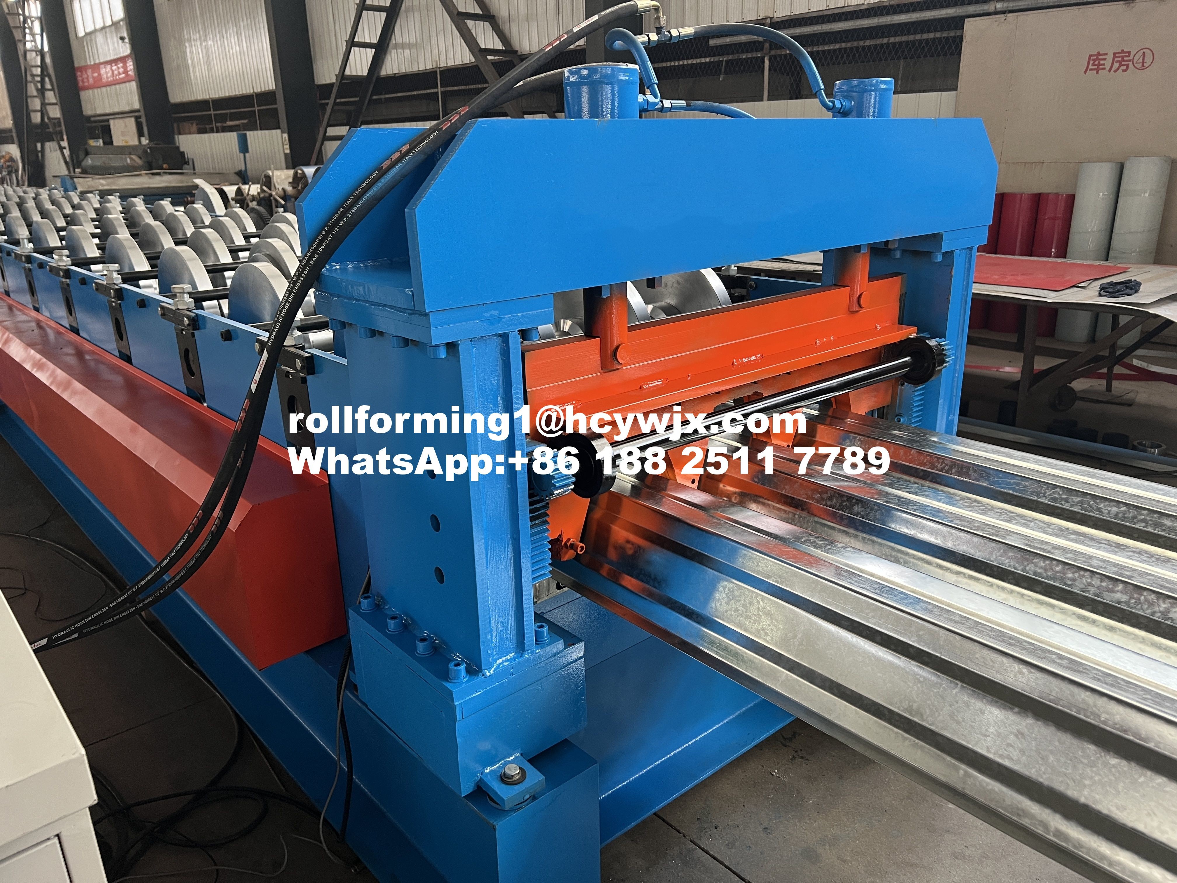 Reliable Load Bearing Sheet T153-40L-840 Floor Decking Roll Forming Machine Accurate