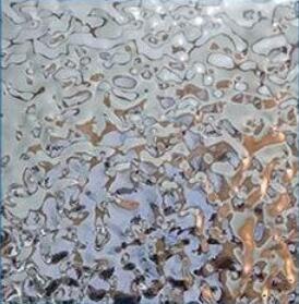 304 316 Color Decorative Wall Panel Water Ripple Mirror Polished Stainless Steel