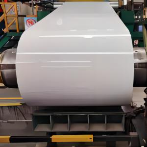 Quality ASTM 8011 Aluminum Coil White 100-2650mm Width Painted Aluminium Coil wholesale