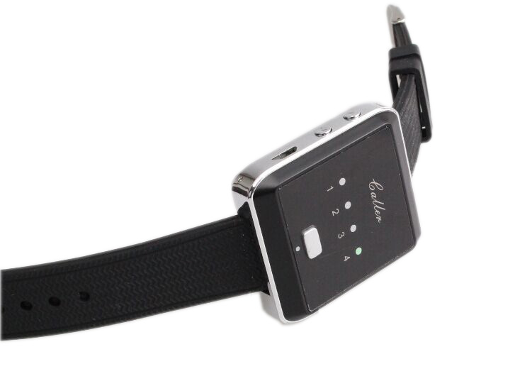 China export beautiful cheap easy to operate wireless calling system wrist watch receiver
