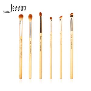 Quality soft bristles ISO9001 Bamboo Makeup Brushes Set Essential For Eye wholesale