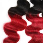 3 Bundles Remy Ombre Human Hair Extensions Last Long Time For Girls