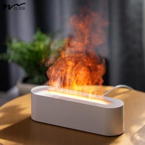 China Garden Essential Oil Diffuser 150ml Cool Mist Ultrasonic Humidifier for Fireplace Flame on sale