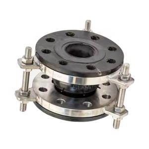 Quality Dn65 Pn40 High Pressure End Face Fully Sealed Rubber Joint 2507 Duplex Steel Flange wholesale