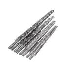 Plastic Extruder Conic Twin Screw And Barrel / Bi-metal Screw And Barrel For