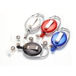 Transparent Retractable Reel Badge Holder With Vinyl Strap Safety Promotional