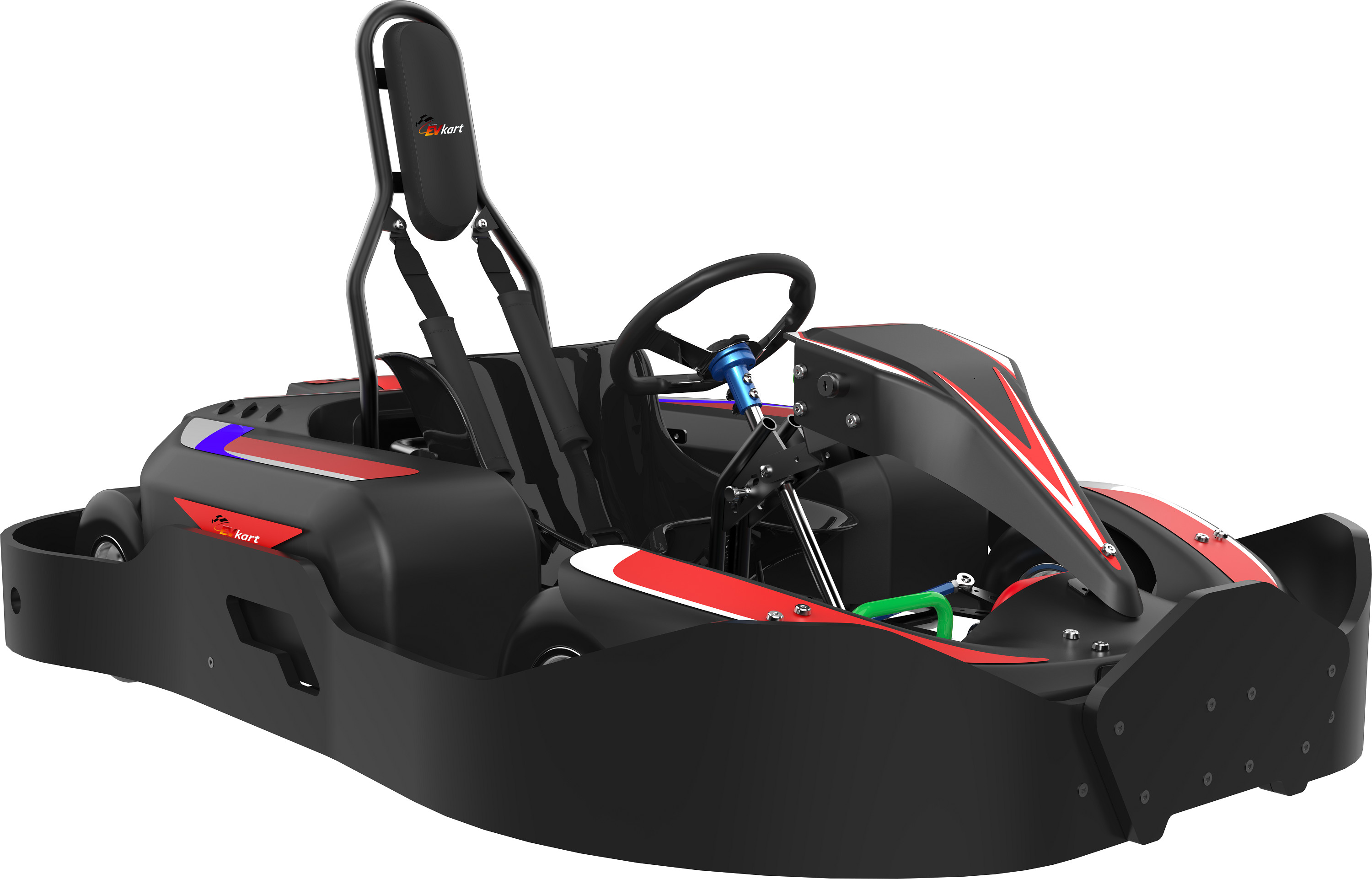 Hard Axle Servo Motor Adult Racing Go Karts 65km/h