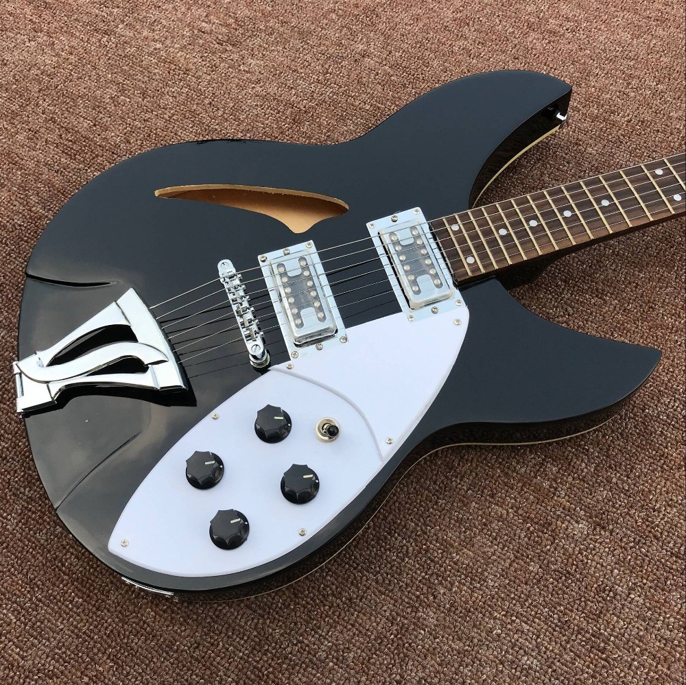 Custom shop.F hollow body jazz Electric Guitar. with 3 pickups gitaar.vibrato system.musical instruments