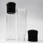 disposable Black Lids 220mm 70g 310ml Plastic PET Jar