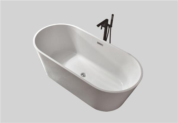 Classic Indoor Stand Alone Acrylic Bathtub Freestanding Bathtubs Soaking Bath