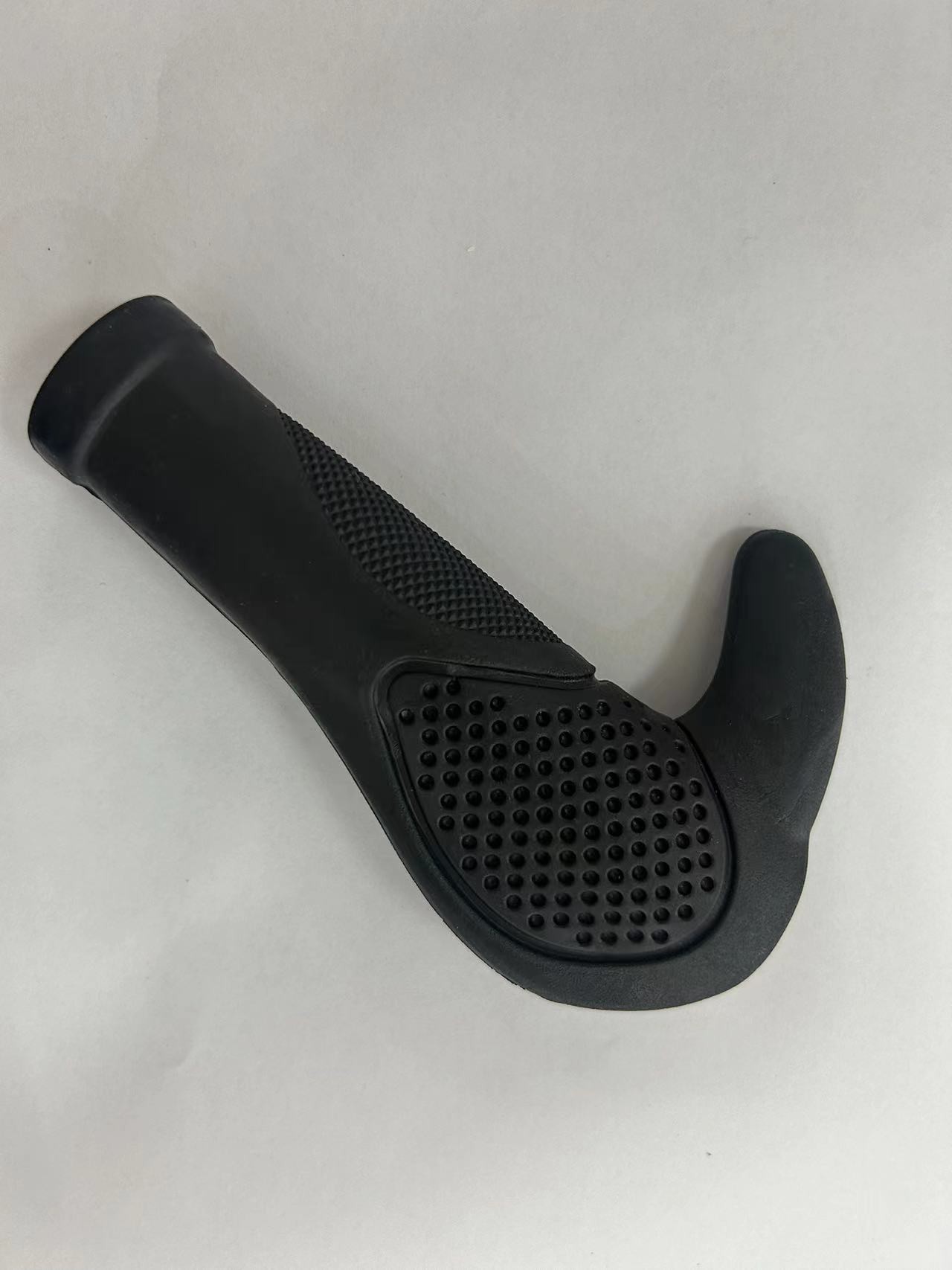 Black Textured Rubber Mountain Bike Handle Bar Grips Lightweight