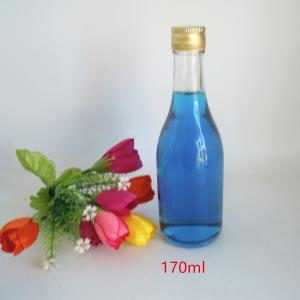 Quality 6oz glass bottle for juice / soda water / aerated water in 170 ml wholesale