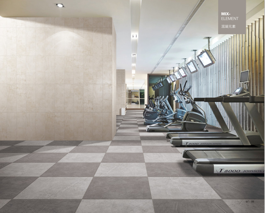 Matt Glazed Cement Look Balcony Porcelain Floor Tile Modern Porcelain Tile 600*600mm