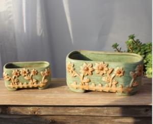Quality Succulent Creative Rectangular Plant Flowerpots wholesale