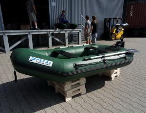 Quality Heavy Duty Army Green Marine Inflatable Fishing Dinghy / Boats With 2 Chamber wholesale