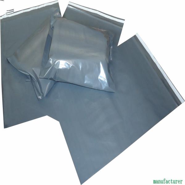 Cheap Post Office Grey Plastic Mailing Bags 30 - 100MIC Thickness Customized Color for sale