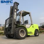 3m Height 4 Ton Diesel Forklift With Japan Shimadzu Hydraulic System Isuzu