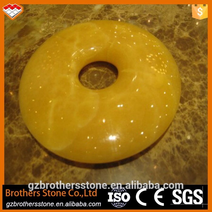 Beautiful Transparent Orange Onyx Stone Slab For Residential Construction