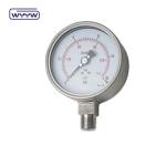 2.5" ss case radial connection liquid filled pressure meter