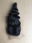 130 Density Indian Remy Hair Loose Wave Lace Closure Free Style
