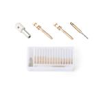 MFDS Standard Teeth Dental Implant Supplies Tapered Screw Post Kit 24k Gold