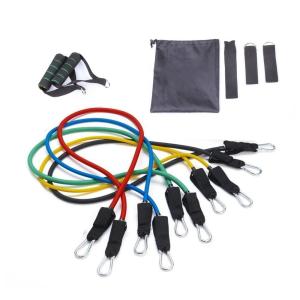Quality 11Pcs Workout Recovery Equipment 1.2m Resistance Tubes Exercises wholesale